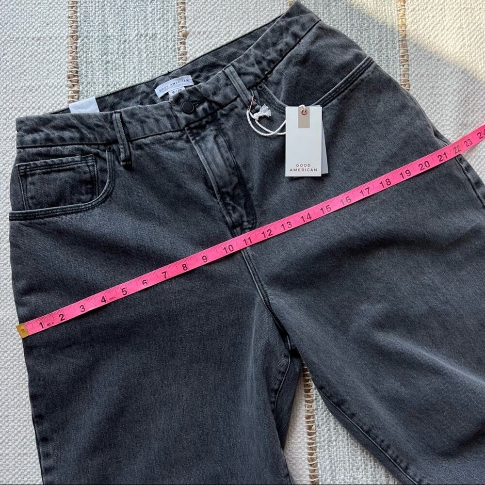 Good American 90’s Black238 High Rise Relaxed Jeans Women’s 6/ 28 - Picture 6 of 10